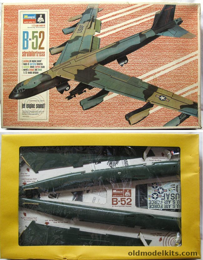 Monogram 1/72 Boeing B-52 Stratofortress with Jet Sound, PA215